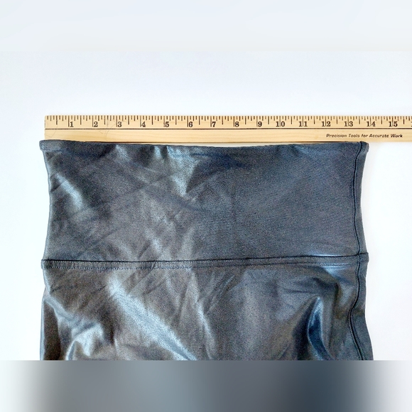 SPANX Faux Leather Leggings Black Size Large Style #2437 - Picture 7 of 9